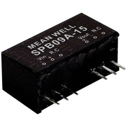 Mean Well SPB09A-15 DC/DC converter 600mA 9W 1 output module 1pc