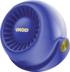 Unold Breezy Bowl blue Dmuchawa akumulatorowa (Ø x W) 90 mm x 105 mm royal blue lampka kontrolna LED, z akumulatorem