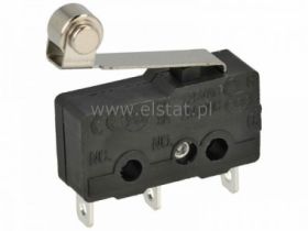 Przełącznik krańcowy z rolką L=16mm 3A