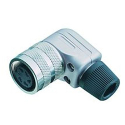 Weidm&#x171;ller 1548860000 Plug Socket Angled Female Unshrouded Solder Conn