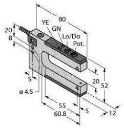 Fotokomórka Turck SLM20B6 W/30 3079219 1 szt.
