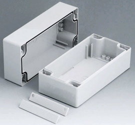 ABS enclosure, (L x W x H) 80 x 80 x 80 mm, light gray (RAL 7035), IP66, C2108161