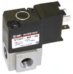Pneumatyczne zawory elektromagnetyczne SMC 3/2 G 1/8 24V dc 3/2 portowy 1/8in