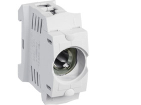 Gniazdo bezpiecznikowe z tworzywa D01/1 E14 1P SIS 16A 400VAC TS35 zacisk kl. 35mm2 LD042 HAGER