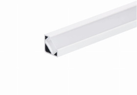 Profil led Corner 1m biały z osłoną mleczną MLF