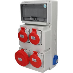 Rozdzielnica 5x63A 5x32A 2x5x16A 2x3x16A INA=63A IP54 SB-109205-S0100-54