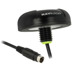 Navilock 61842 NL-604P MD6 GPS receiver Vehicle tracker Black 1 piece
