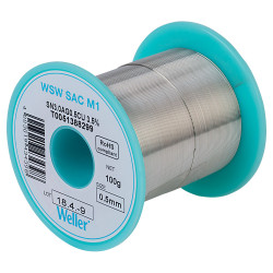 Weller T0051388299 WSW SAC M1 96.5/3/0.5 Solder Wire 0.5mm 100g