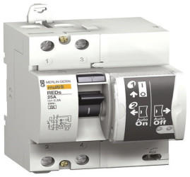 RCCB, Typ A, 2-biegunowy, 40A, 300mA, Merlin Gerin, RED 230V ac