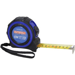 Faithfull FAITM1025MI Trade Tape Measure 10m/33ft (Width 25mm)
