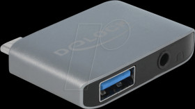 63965 Audio Adapter USB Type-C - Jack socket 3.5mm, USB-A.