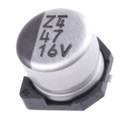 Kondensator 47μF 16V dc SMD Nichicon 6.3 (Dia.) x 5.4mm