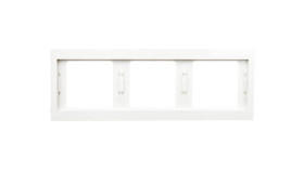 Berker K.1 Ramka Potrójna Pozioma Śnieżnobiała 13737009
