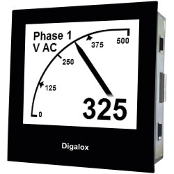 TDE Instruments DPM72-AVP Digital Meter Graphical Display Volt/Amp/Freq