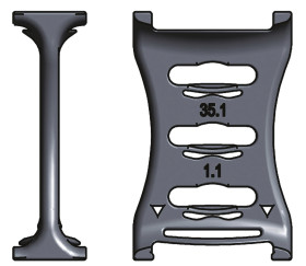 Akcesoria do koryt kablowych Separator łańcuchów kablowych 26, 2600, 2650, 27, 2700, e-chain Igus