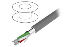 2424C-Sl005 Przewód Na Rolce 30,5M Ekranowany Alpha Essential 4X18awg Folia...