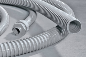 Wąż ochronny HellermannTyton PSR50-PVC-GY 166-40007, 46.4 mm, 30 m