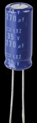 ELXZ350ETD271MH20D ELKO, 270 µF, 35 V, 105 °C