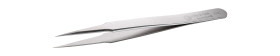 Pęseta dł. całkowita 120 mm ideal-tek Prosty Stop chromowo-niklowo-molibdenowy, Nikiel