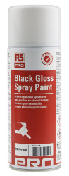 Farba w aerozolu Czarny 400ml RS PRO Błyszczące