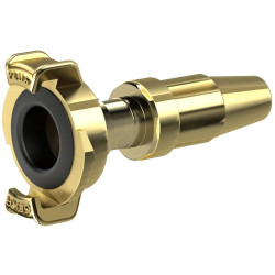 GEKA spray nozzle with coupling connector, brightbrass, DN 19, 107802, K 713