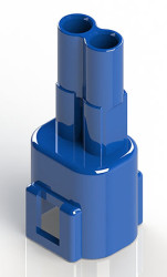 Złącze przewód-przewód Wtyczka Montaż na kablu 2P 300 V EDAC