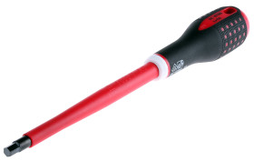 Standardowy wkrętak rozmiar końcówki: 6 mm, grot Sześciokątna Bahco długość ostrza: 150 mm Standardowy wkrętak