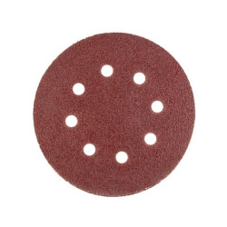 Tarcza szlifierska na rzep Polax z 8 otworami K40, 10 sztuk (54-213)