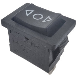 Przełącznik MRS103S Chwilowy 6A/250V (On)-Off-(On) Czarny ze strzałka