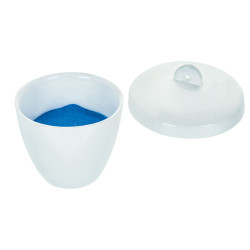 Eisco CH0074C Porcelain Crucible 25ml Capacity with Lid