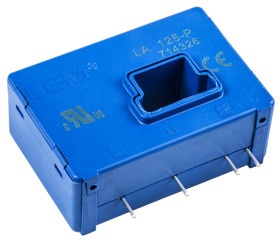 Przekładnik prądowy prąd wej 200A LEM prad wyj 125 mArms otwór 13 x 11mm Pętla zamknięta