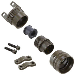 Zacisk kablowy Amphenol Industrial 1 in - 20 18 Proste