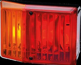 0025-0104 Trailer - rear light fixture, 3 functions, without cable, right/