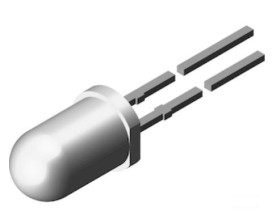 LED, THT, Zielony, 2,4 V, Vishay, TLHG542