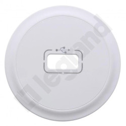 CELIANE Plakietka gniazda USB biała 068253