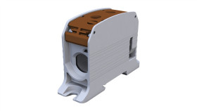 Złączka Szynowa Gwintowa Al/Cu Stb 95 (87510) Simblock Brązowy 81101015