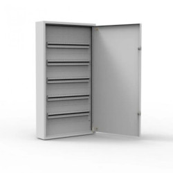 Rozdzielnica natynkowa metalowa 120 modułowa 5x24 544x986x130 RAL9003 IP30 MN120/5/24