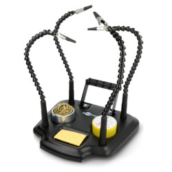 Uchwyt 4-ramienny - trzecia ręka z metalową podstawą i akcesoriami - Goobay