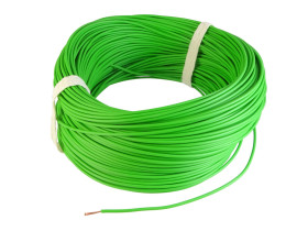 Przewód instalacyjny linka LGY 0,75mm² H05V-K zielony (rolka 100m)