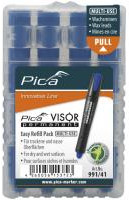 Replacement refills, permanent, blue for many surfaces, 991/41