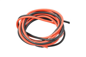 High Temperature Resistant Silicone Wire (16AWG 1.5mm2 1m Red & Black)