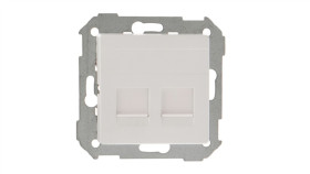 Simon 82 Pokrywa Gniazda Teleinformatycznego Podwójnego 2Xrj Płaska Z...