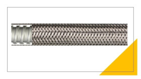 Peszel elastyczny z oplotem ze stali nierdzewnej Anaconda Multiflex typ SLB 1.1/2 107.740.2 /15m/