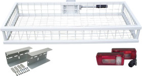 Berger & Schröter Bagażnik tylny 31436 (S x W x G) 105 x 16 x 45 cm Lakierowany proszkowo