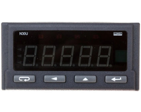 Programowalny miernik cyfrowy wejście temperaturowe i DC zasilanie 85-253V AC/DC wyjście impulsowe RS-485 analog. przek bez jedn