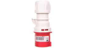 Wtyczka Przenośna 16A 3P 400V Czerwona Ip44 Shark 013-9