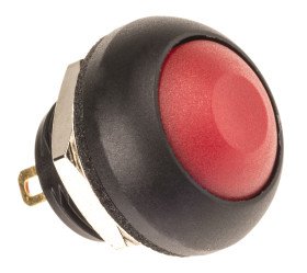 Przycisk miniaturowy Chwilowy SPST średnica wycięcia 12.9mm, montaż panelowy KNITTER-SWITCH