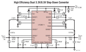 Low I, Dual, 2-Phase Synchronous Step-Down Controller
