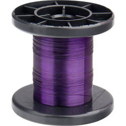 Donau LD15-6 Purple Enamelled Copper Wire 0.15mm &#xD8; 100m Solderable at 350&#xB0;C