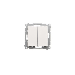 Przycisk zwierny poczwórny TP4.01/111 biały mat Simon55 Kontakt-Simon